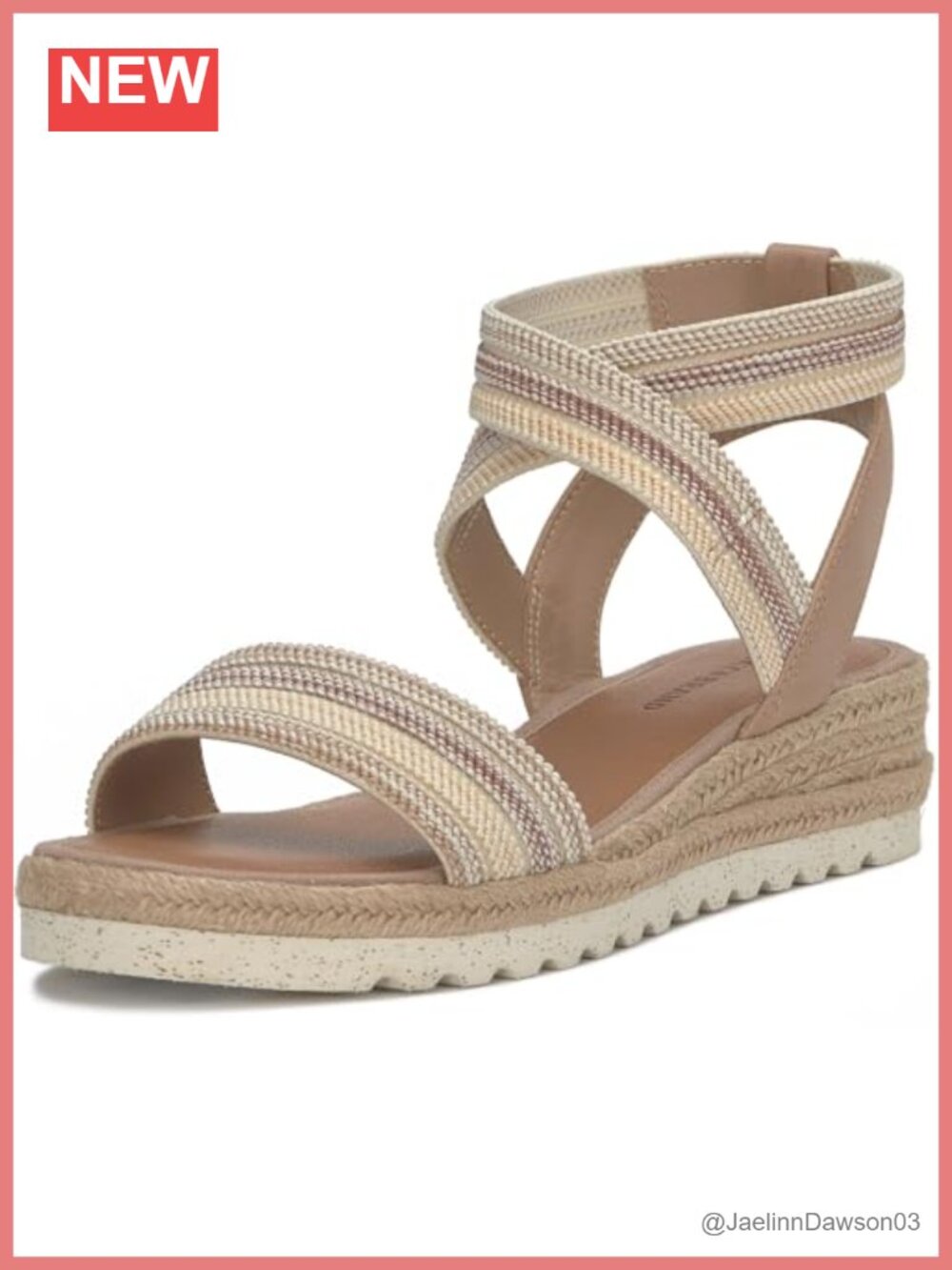 Ethylene Vinyl Acetate Sole Wedge Sandals Ankle Strap Open Toe Women's